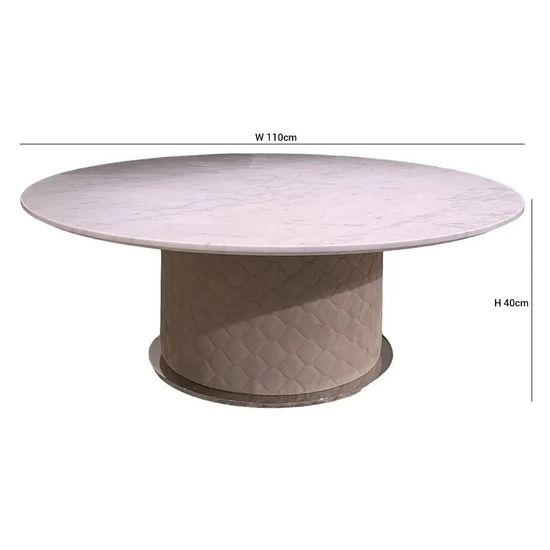 Prestige Marble Round Coffee Table - Variation Available